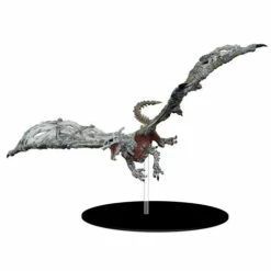 D&D Icons Of The Realms Miniatures: Rage Of Demons - White Dracolich Premium Figure -Table Game Shop WZK72068 1