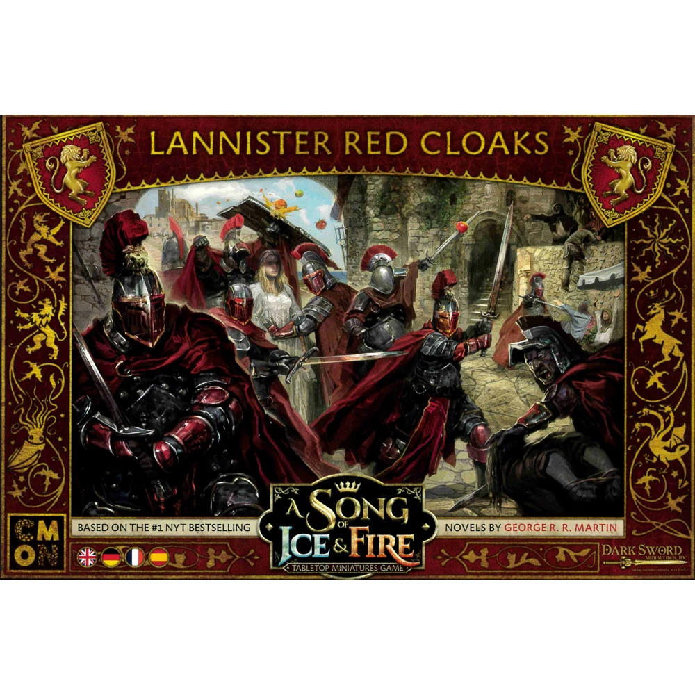 A Song Of Ice & Fire: Lannister Red Cloaks (Multilingual) (New Arrival) 3 A Song Of Ice & Fire: Lannister Red Cloaks (Multilingual) (New Arrival)