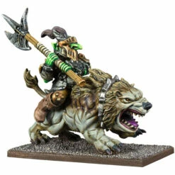 Kings Of War 3E: Goblin King On Mawbeast