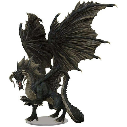 D&D Premium Painted Figure: Adult Black Dragon 3 D&D Premium Painted Figure: Adult Black Dragon