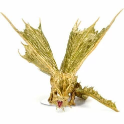 D&D Premium Painted Figure: Adult Gold Dragon -Table Game Shop wzk96116 4
