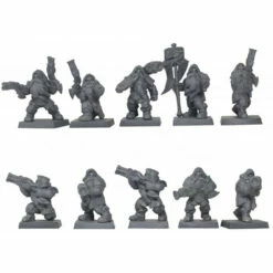 Armies & Heroes: Dwarf Thunderers Unit (30mm Scale) (Preorder)